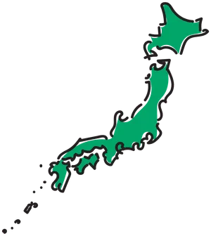 全国から静岡の自社拠点へテープが集まることを示した日本地図