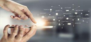 スマホとインターネットの写真